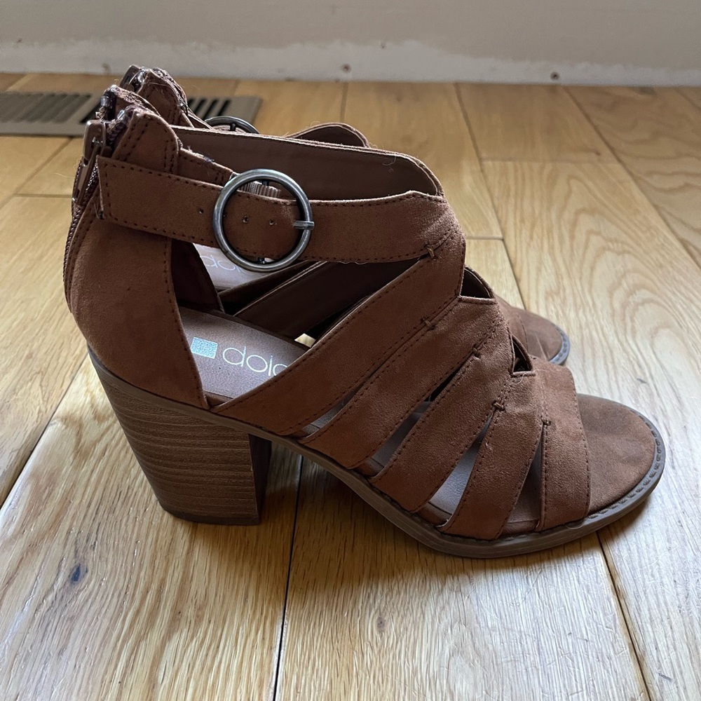 Dolcetta wedge heels, size 7.5